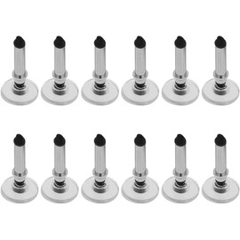 12 Pcs Silver Universal Replacement Stylus Pen Tips Precision Round Shape Replaceable Stylus Universal Pen Disc Tips for Touch Screen Devices Daily Using Supplies Accessories