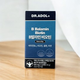 Doctor Adol Dr. Adol Bbalamin Bbalamin Biotin 500mg 120 tablets 2 months supply zinc brewer's yeast / 닥터아돌 비발라민 B발라민 비오틴 500mg 120정 2개월분 아연 맥주효모