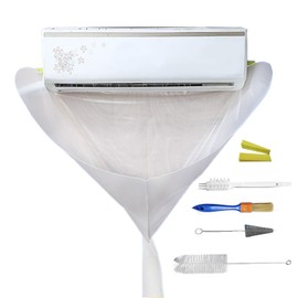 Mini Split Cleaning Kit - 1 Set Mini Split Cleaning Bag - Waterproof Bag, Wall Mounted Dust Washing Protector for Air Conditioning System