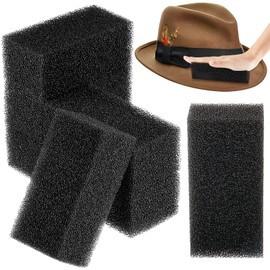 Cunhill Hat Cleaner Kit 6 Pieces Hat Brush Sponge Cleaner Kit Felt Western Cleaning Removes Lint and Dirt