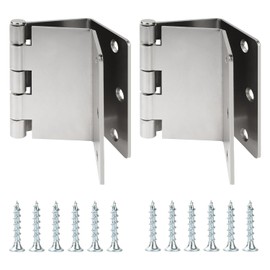 Handicap Expandable Door Hinges, Offset Door Hinges - 2 Swing Hinge in Satin Chrome