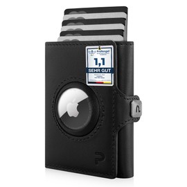 PURISTO Klik Classic Parent, black, AirTag XL coin compartment