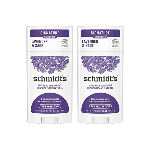 Schmidt's Schmidt's Aluminum-Free Vegan Deodorant Lavender & Sage with 24