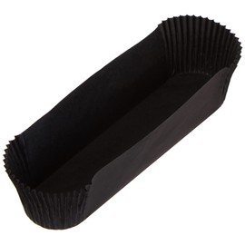 DECORA 0339765 CF 800 PAPIERFÖRMCHEN SCHWARZ ECLAIR 135X35XH25 MM, 13.5 x 3.5 x 2.5 cm