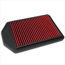 Red Reusable&Washable High Flow Drop-in Air Filter Compatible with 07-09 Honda CR-V 2.4L