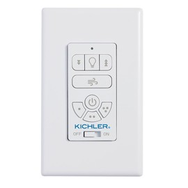 AC Standard Limited Function Wall Remote Control, Modern, Slim Design, 3 Speed Settings, Breeze Mode, 370145