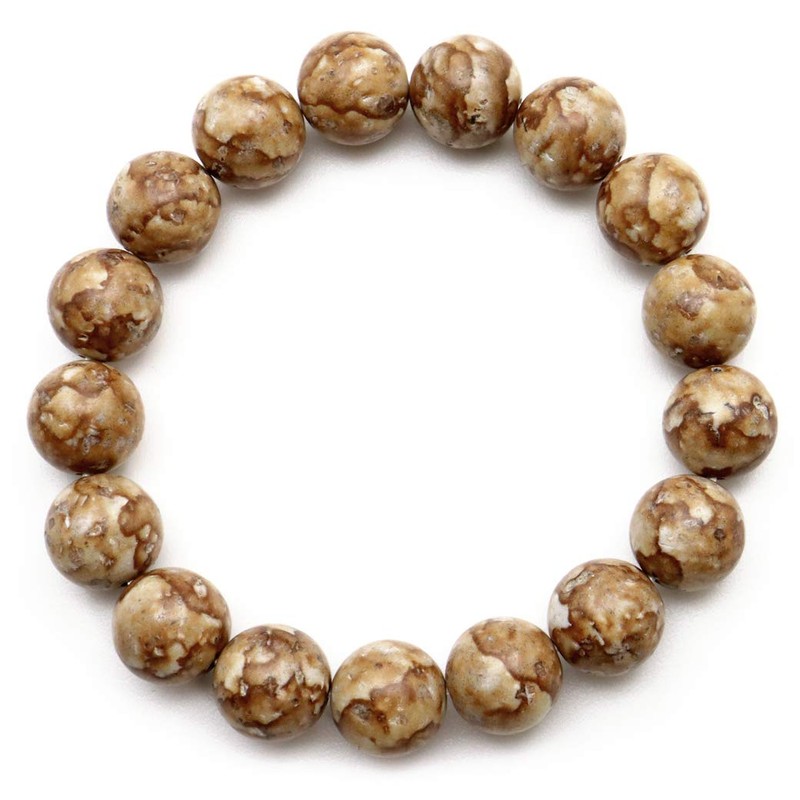 GOLD STONE Himekawa Medicinal Stone Bracelet, 0.5 inches (12 mm),