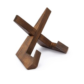 Plate Stand for Stand, 16.6 cm Plate Holder, Plate and Wooden Plate Stand, Picture Frame Holder