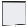 Segawe 120'' Projector Screen Projection Screen Manual Pull Down HD