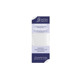 Satin Smooth Small Muslin Epilating Strips 100/pack