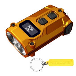 Nitecore TINI 3 Intelligent Multiple Color Temperatures 600 Lumen Keychain Light Rechargeable EDC Flashlight Tag (Orange)