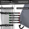 Tarpofix® Deichselabdeckung Wohnwagen | Anhängerkupplung Abdeckung mit Doppel-Klickverschluss | Deichselhaube