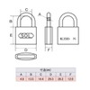 SOL – Hard Cylinder Lock Same Key 2 Pcs NO.
