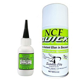Hot Stuff Special T Thick CA Glue (2oz) & NCF Quick Aerosol Accelerator (6oz)
