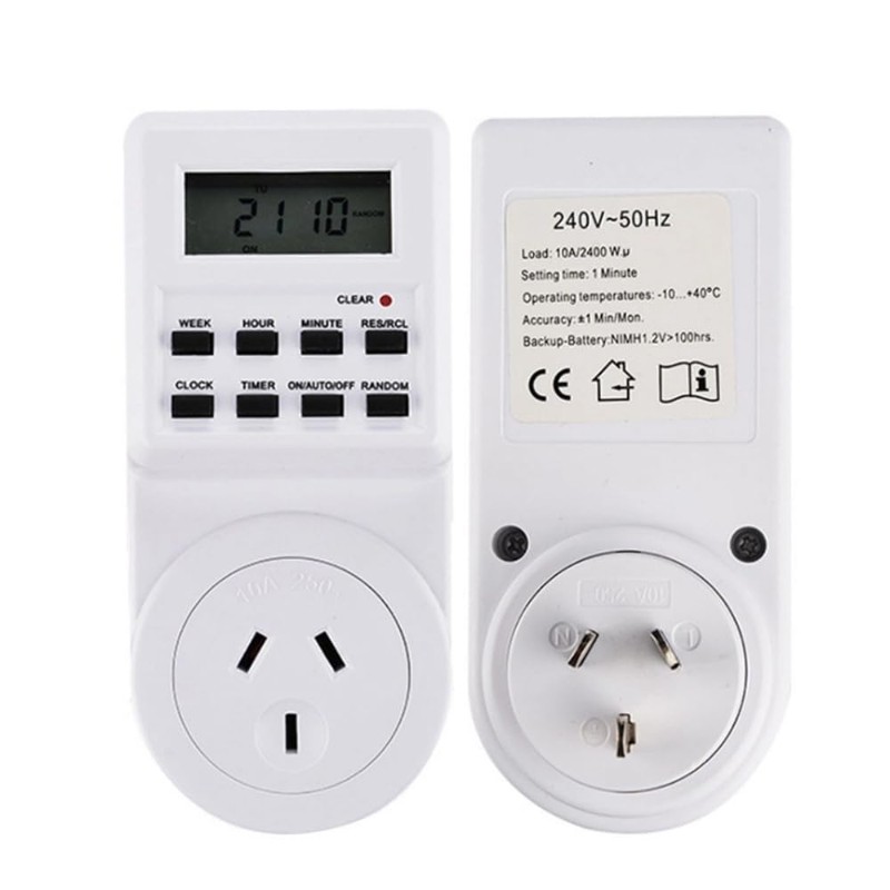 Poemtian Digital Timer Switch Automation Power Socket Electric Countdown Timer