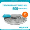 Aqua Joe AJFJH25-58-PRX XTREME FIBERJACKET Flexible, Kink-Resistant Garden Hose, 600