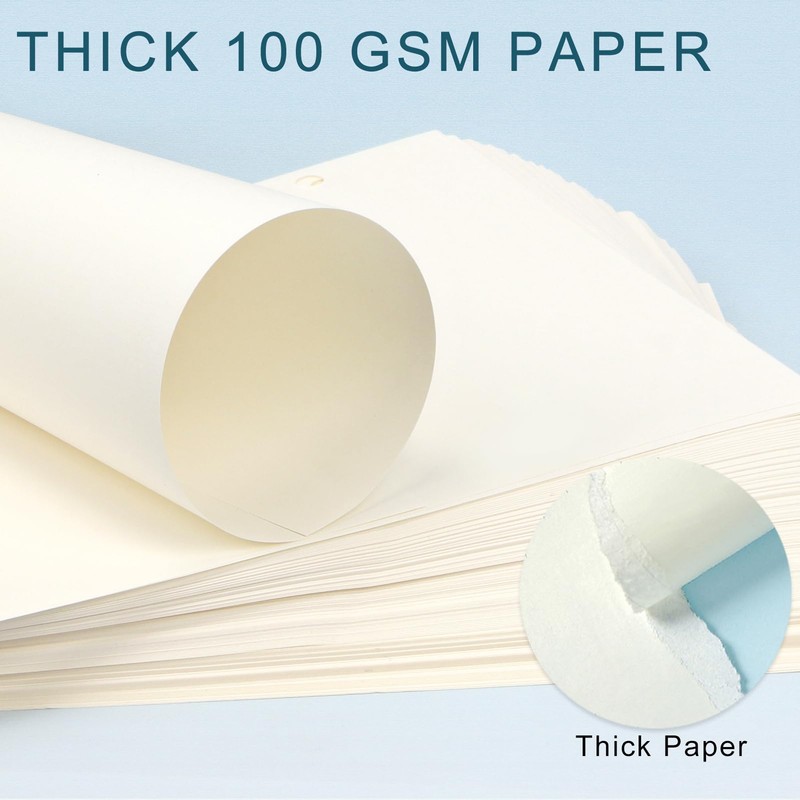 Toplive A5 Refill Paper [5 Pack], 100GSM Thick 6 Hole
