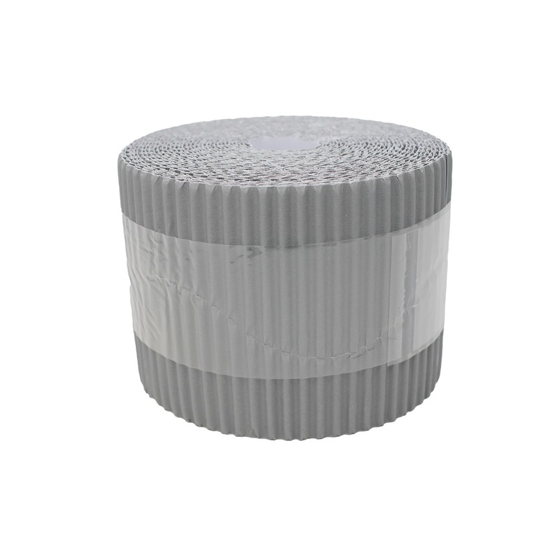 Bright Ideas Corrugated Border Roll for School Displays, Grey, 10cm