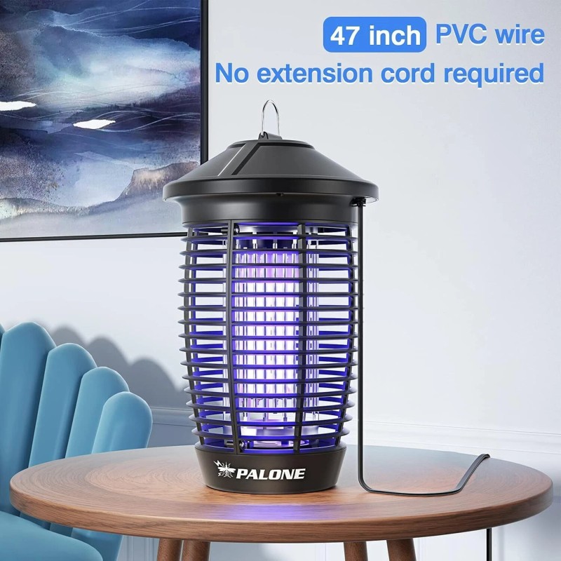 PALONE Sturdy Hook Bug Zapper – 20W 4500V Waterproof Mosquito