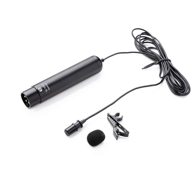 Nicama XLR Pin Microphone LVM1-XL Phantom Power Omnidirectional Clip Condenser