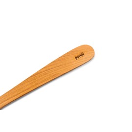 pasoli Wok Turner, Cherry Wood, 37 cm, Anti-Bacterial, Spatula