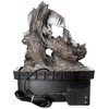 OK Lighting 10.25" H Wolf Table Fountain, Black