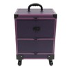 RibasuBB Rolling Makeup Train Case, Multi-functional Beauty Salon Trolley Cosmetic