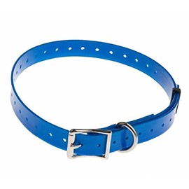 Blue polyurethane strap l65cm-L25mm