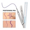 10pcs Microblading Tattoo Marker Pen Gray Skin Marker Pen Paper