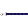 Buckle Down-Down Pet Leash - Buffalo Plaid Black/Blue - 6
