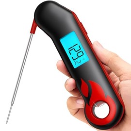 ThermoMaven - Termómetro profesional para carne, lectura instantánea en 0.5 seg, precisión certificada NIST ±0.5°F, impermeabilidad IP67, pantalla ret