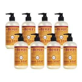 MRS. MEYER'S CLEAN DAY Hand Soap, Made with Essential Oils, Clementine 12.5 Fl Oz (Pack of 8)