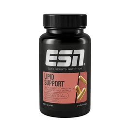 ESN Lipid Support, 60 Kapseln, 30 Portionen, mit Pflanzenextrakten, Thiamin und Cholin - made in Germany