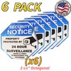 Psyfer Fade-Free UV Security Window Stickers 6 Pack 2⅝ Inch