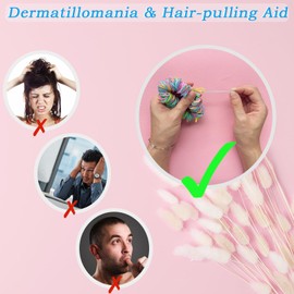 4 Packs Skin Picking Fidget Toys Fidget Pick & Flip Fidgets for Anxiety and Trichotillomania Stretchy Loom Picking