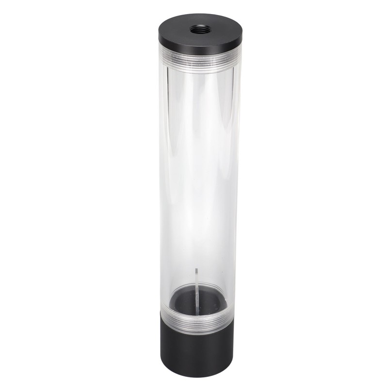 Water Cooling Reservoir 240mm/9.4in Length G1/4in Thread 50mm/2.0in Diameter Tube