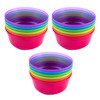 Cuddly Hippo Kids Plastic Dinnerware Set of 18 Multi Color