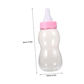 Garneck Baby Bottle Piggy Bank Boys and Girls' Jumbo Saving Pot Feeding Bottle Shape Digital Money Box for Boys/Girls