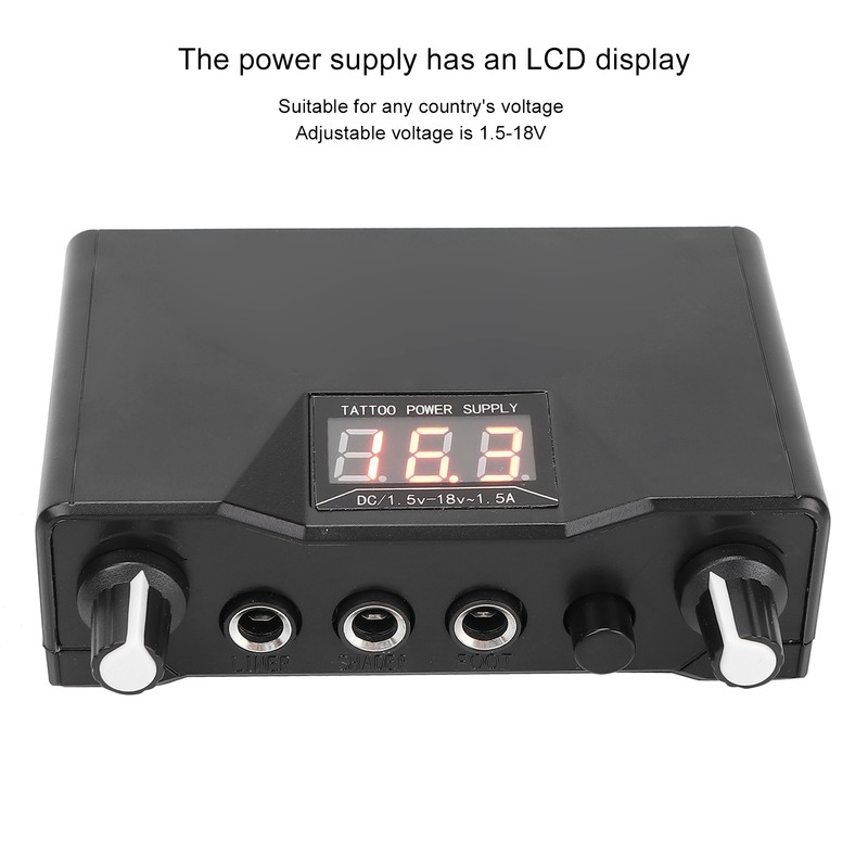 Professional Tattoo Pen Kit Tattoo Machine Foot Pedal Power Supply