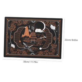 COHEALI Engraving Cutting Mat Double-Sided Crafts Making Board for Handcrafts Smooth for Students Teachers and Enthusiasts