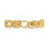 BillyTheTree Jewelry 14K Yellow Gold Open Hearts Toe Ring