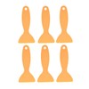 Dzrige 6 Pieces Resin Scraper, Plastic Remover Scraper Air Bubble