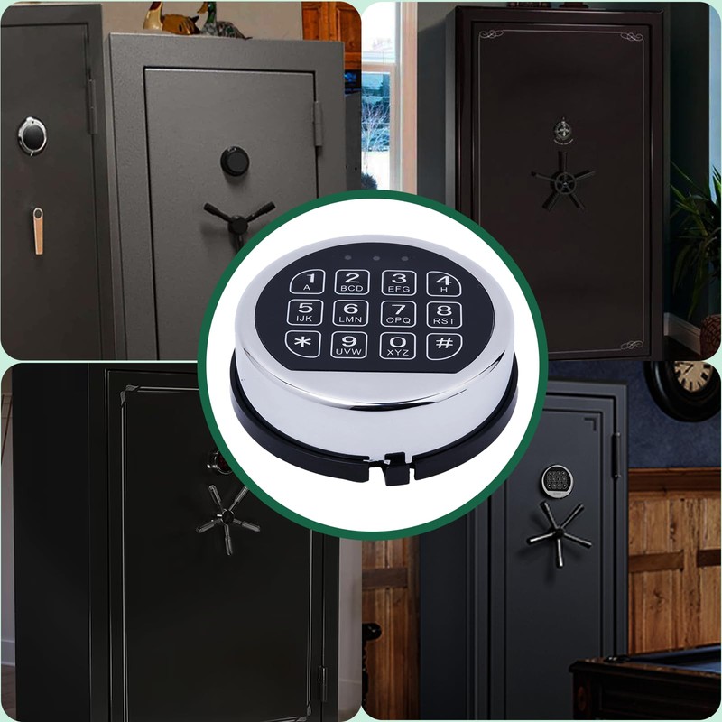 Gun Safe Lock Replacement Electronic Safe Lock with Solenoid Lock