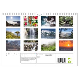 La Réunion Bergweh (Wall Calendar 2026 DIN A4 Landscape), CALVENDO Monthly Calendar
