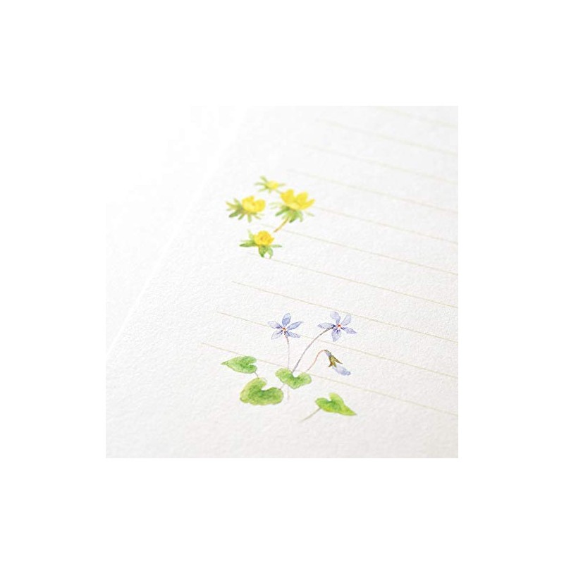 G.C.PRESS KAMIJISEN Wildflower Various Stationery / Envelope Set