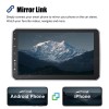 Camecho Single 1DIN Rotatable 10.1" Android 13 TouchScreen Car Stereo