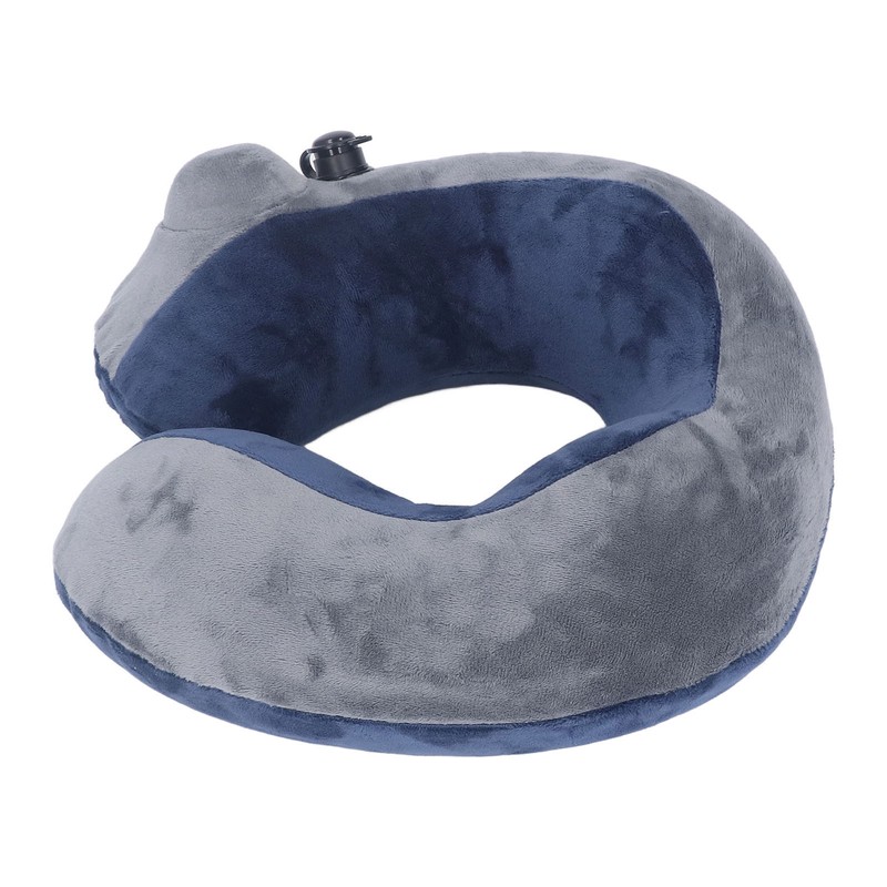 Self Inflatable Travel Pillow U Shaped Portable Neck Chain Support