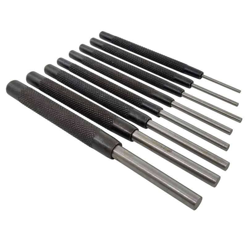 8pc Pin Punch Set Parallel Punch Drift Set 8" 200mm