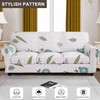 SearchI Stretch Sofa Cover Printed Couch Cover, Floral Pattern 4
