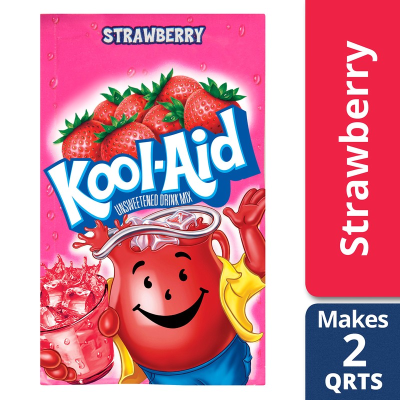Kool-Aid Strawberry Drink Mix, (0.14 oz Packet)